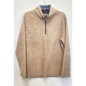Trinity Tan Men's 1/4 Zip Fleece Jacket - Size Medium